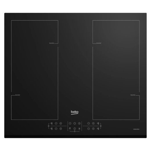 Beko HII64206F2MT must sisseehitatav 58 cm tsooni induktsioonplaat 4 tsoon(i)
