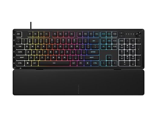 CORSAIR SKIFF 100 PLUS juhtmega RGB membraan mänguklaviatuur, 10-tsooniline RGB LED Corsair