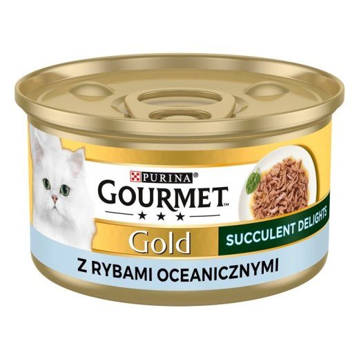 PURINA Gourmet Gold Succulent Delights Ookeani kala - märgkassitoit - 85g