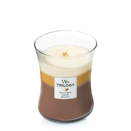 WoodWick 92904 vahaküünla Muu Karamell, valge vanilli, valge, kollane 1 tk(i)