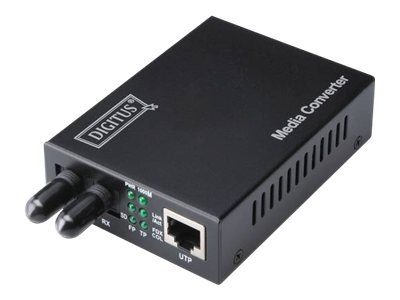 DIGITUS Professional DN-82010-1 kiudoptilise media konverter Ethernet kuni Fast Ethernet