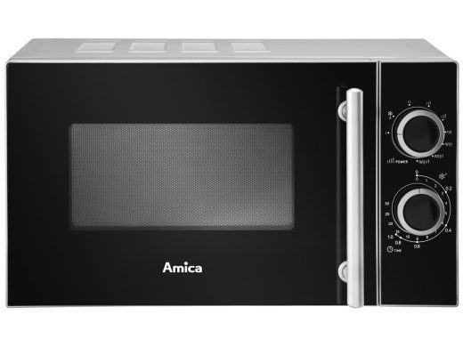 Amica AMGF20M1GS Mikrobangų krosnis Juoda/Sidabrinė