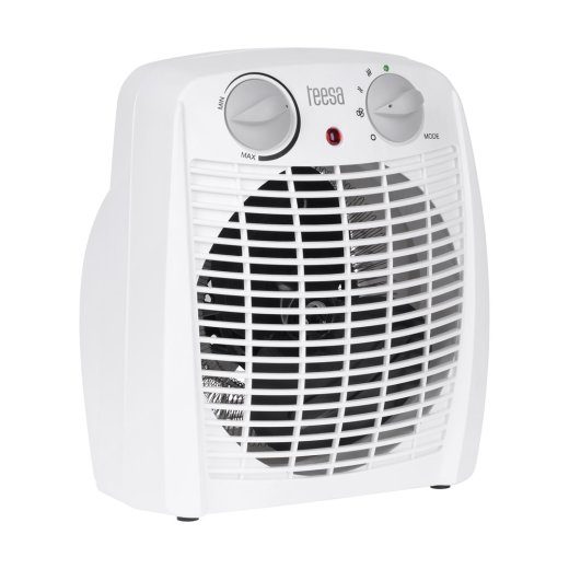 Teesaa TSA8059 electric space heater Indoor White 2000 W Fan electric space heater