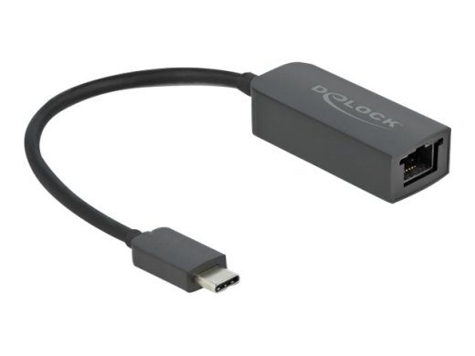 DeLock Võrguadapter USB-C 3.2 Gen 1 / Thunderbolt 3 2.5Gbps kaabel