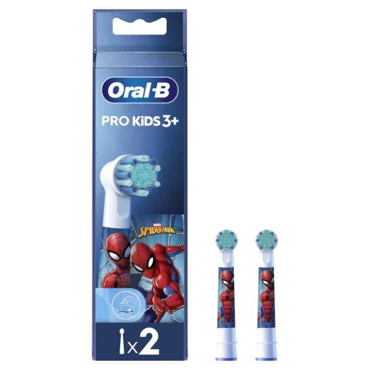 Braun Oral B EB10S 2 Spider-Man tips 2pcs