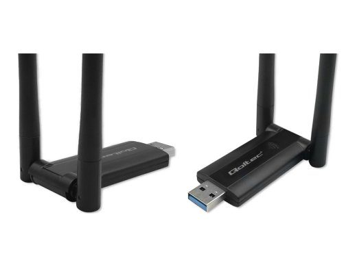 Qoltec SuperSpeed USB 3.0 1200Mbps Wireless Network Adapter