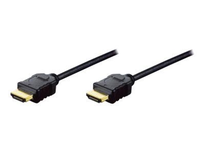 ASSMANN HDMI kaabel koos Ethernetiga, 5m, must