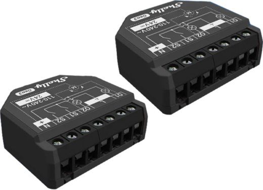 Komplekt 2 Shelly 2PM Gen3 WiFi/Bluetooth juhtimisseadet