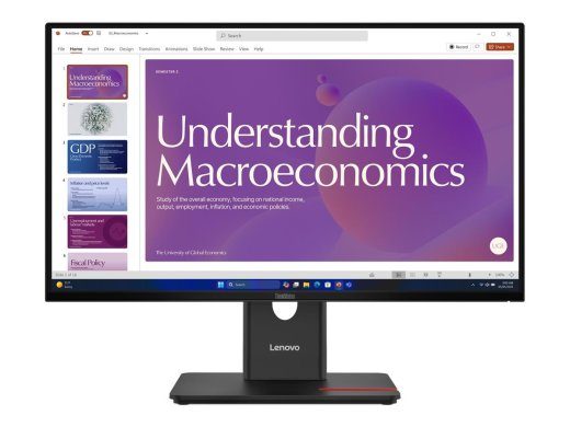 Lenovo ThinkVision T24D-40 23.8 " IPS 16:9 120 Hz 4 ms 1920 x 1080 pixels 250 cd/m² HDMI ports quantity 1 Warranty 36 month(s)