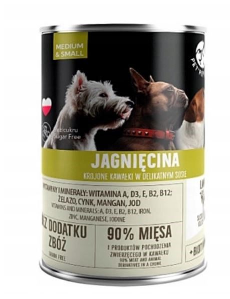 PET REPUBLIC Adult Medium & Small Lamb - märg koeratoit - 400g