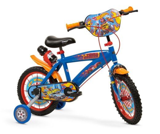 Children's 14" HOT WHEELS 1468 blue jalgratta