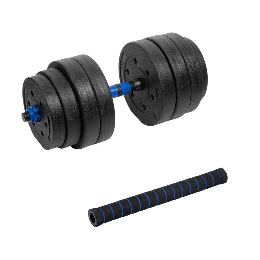 REBEL ACTIVE Reguleerit bituumenist hantel ühendusega 1x20kg
