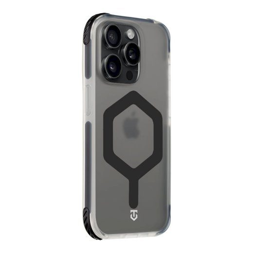 Taktikaline MagForce kuubikuümbris Apple iPhone 15 Pro jaoks / must