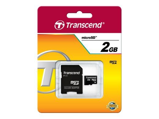 Transcend 2GB microSD kaart
