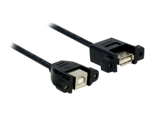 Delock USB-kaabel 1m Must