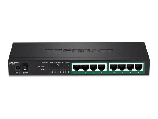 TRENDnet TPE TG84 8-portiline Gigabit PoE+ lüliti
