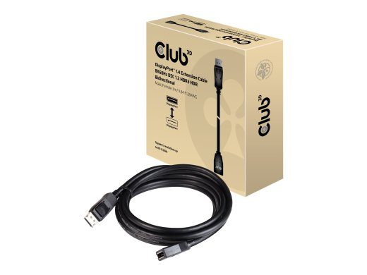 Club 3D CAC-1023 DisplayPort 1.4 pikenduskaabel 3m must