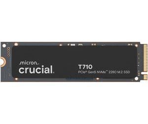 Crucial T710 2TB M.2 2280 PCIe 5.0 NVMe SSD, ilma soojusjuhtita, must