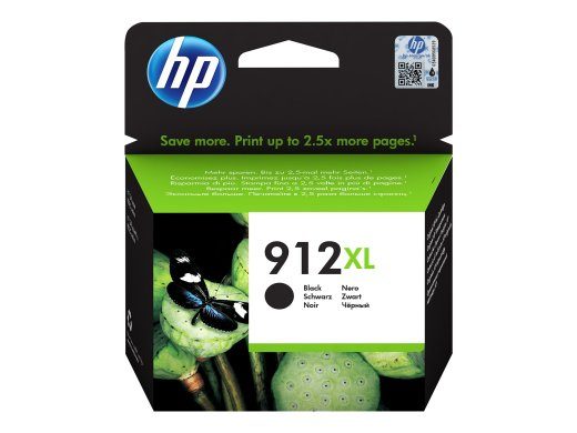 HP 912XL must 825-lehekülje tindipatruun 3YL84AE
