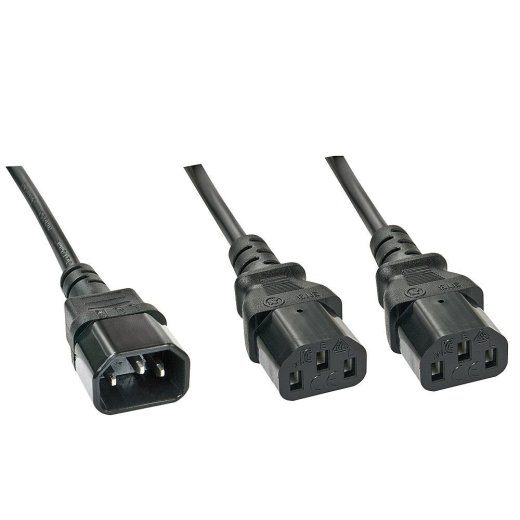 TOITEKAABEL C14 2 X C13/1M 30363 LINDY