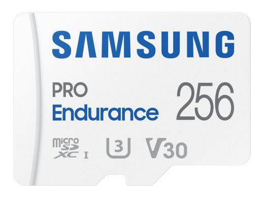 SAMSUNG PRO Endurance microSD 256GB UHS-I U3 Class10 R100/W30 kuni 140160 tundi SD adapteriga 2022