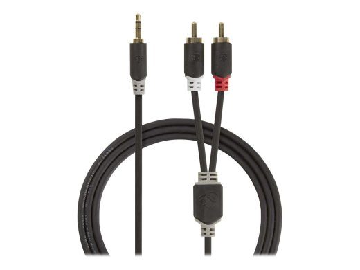 Nedis Audio Kaabel 1m Must