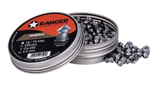 5,5 mm RANGER Diabolo Sharp 250 tk.