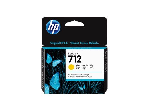 HP 712 kollane tint 3ED69A