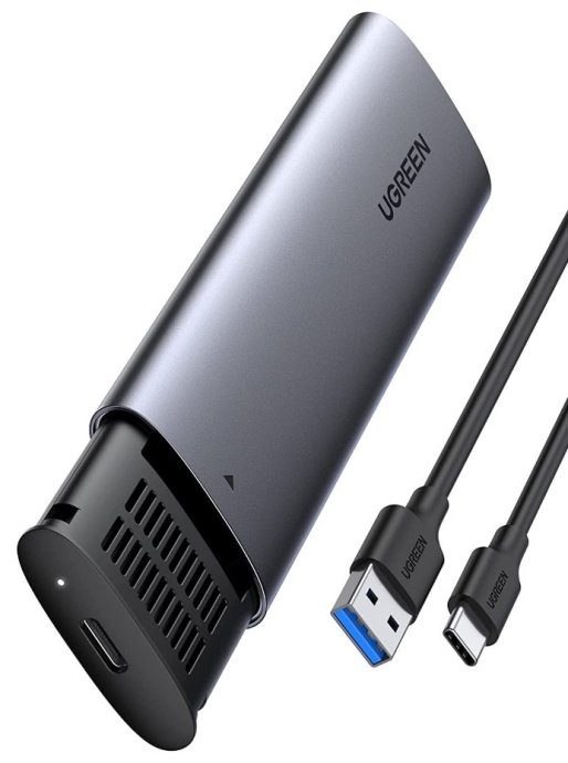 Ugreen M.2 B-Key SATA 3.0 kõvaketaskorpuse 5Gbps hall + USB Type-C kaabel (CM400)