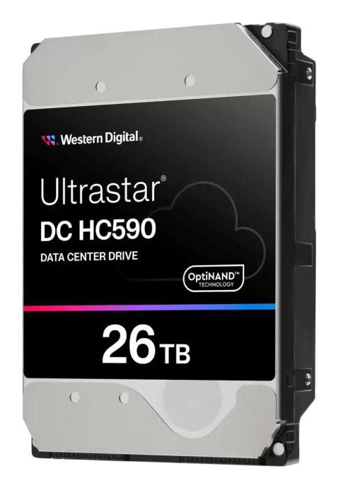 WD Ultrastar DC HC590 Kõvaketas 0F65672 26TB 3.5 Serial ATA-600 7200rpm