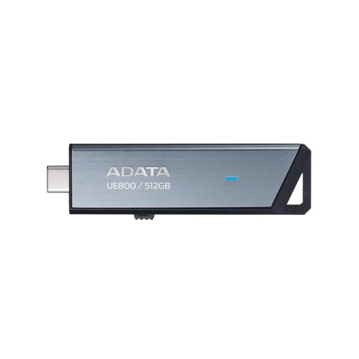 ADATA UE800 USB flash drive 512 USB tüüpi C 3.2 Gen 2 (3.1 Gen 2) Srebrny