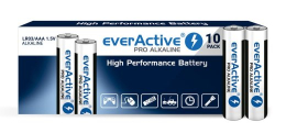 BATTERIES LR03/AAA PRO ALKALINE SHRINK 10 PCS