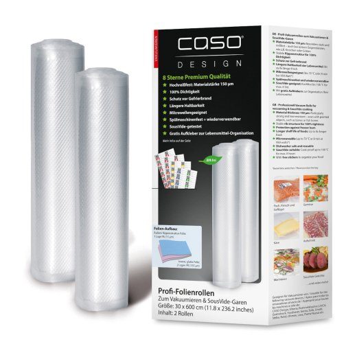 Caso fooliumrull 01222 2 tükki Mõõdud (L x K) 30 x 600 cm soonis