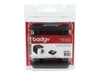 Badgy Print-Tape Kassett 100 Kaardi Värvus (Kollane, Magenta, Tsüaan, Must, Mall) CBGR0100C