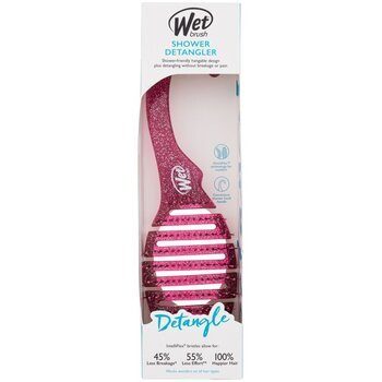 Shower Detangler Pink Glitter
