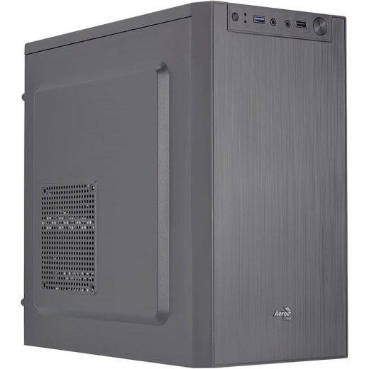 Aerocool CS-108 S-BK-v1 Tower Micro-ATX Võimsustoiteplokk puuduvalt Hall