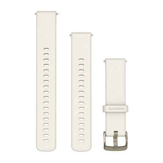 Garmin Quick Release silikoonist kellarihm 18mm Garmini kelladele / luuvalge