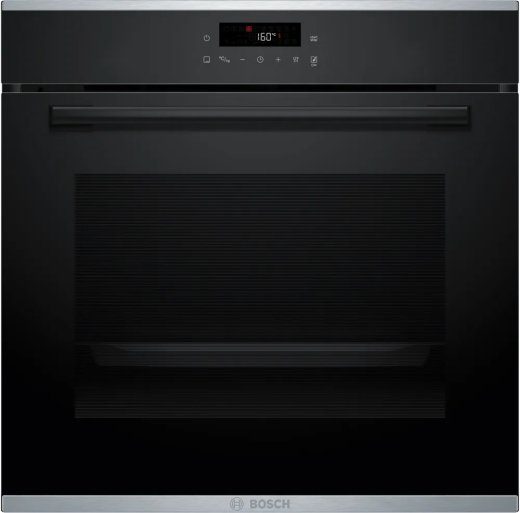 Bosch orkaitė HBA272BB3 71 L Elektrinė Pirolyzės/Hidrolizės Valdymas jutiklinis Aukštis 59.5 cm Plotis 59.4 cm Juoda