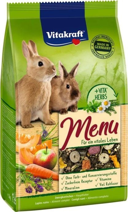VITAKRAFT Menu Vital - küüliku toit - 3kg