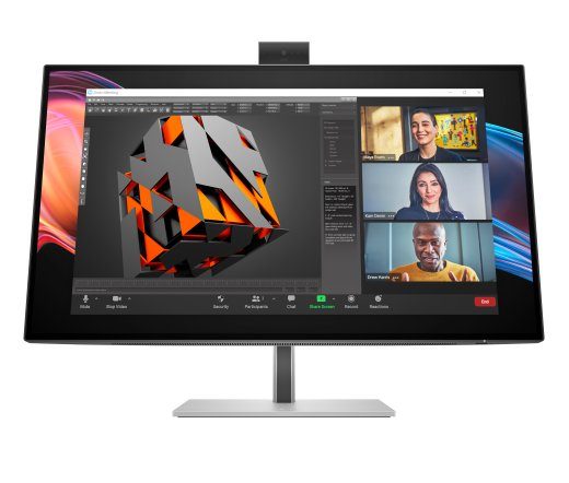 HP 727pm Series 7 Pro 4K Conferencing Monitor - 27" 3840x2160 UHD 400-nit 60Hz AG, IPS Black HDR 400, USB-C(100W/15W)/HDMI/DisplayPort Daisy-Chain