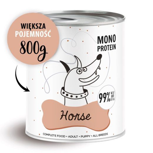 PAKA ZWIERZAKA Pepe Horse - märgkoeratoit - 800g
