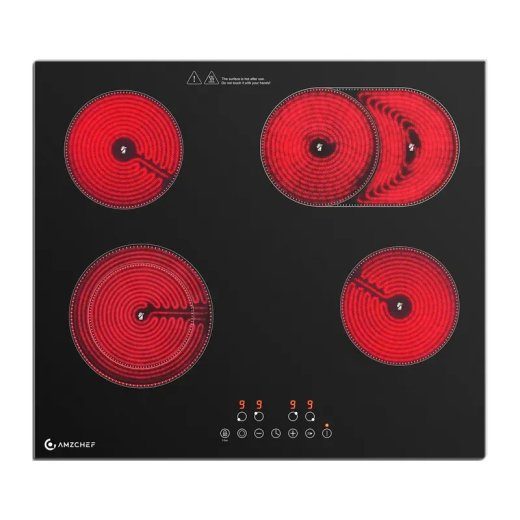 AMZCHEF CE-T-72CB4xyP200-LBHA 4-põlemialusega keraamiline plaat