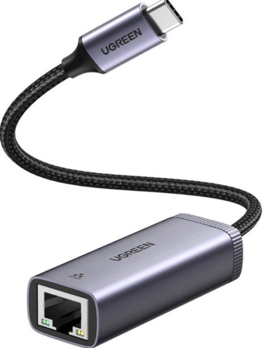UGREEN CM483 USB-C kuni RJ45 võrguadapter / hall