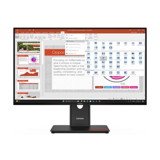 Lenovo ThinkVision T27-40 27" IPS FHD AG 4ms 300 nit 120Hz HDMI, DP, USB + MC60 kamera 4XC1J05150