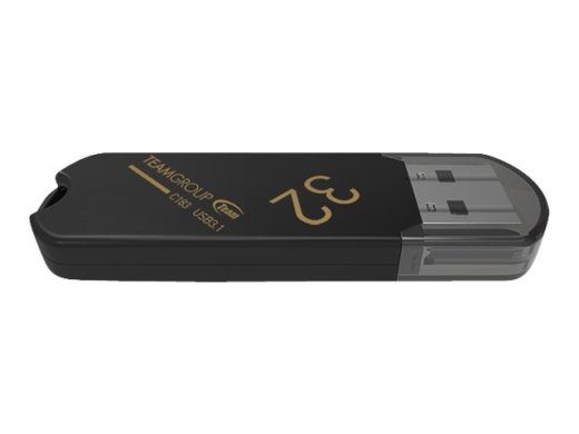 Team C183 32GB USB 3.1 Gen 1 kiirkaar must