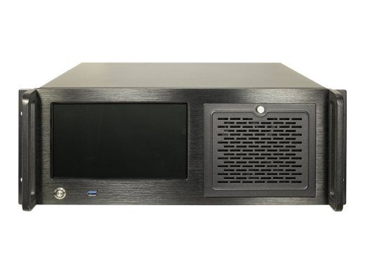 Inter-Tech IPC 4U-4460TFT plėtotas ATX stovas juodas