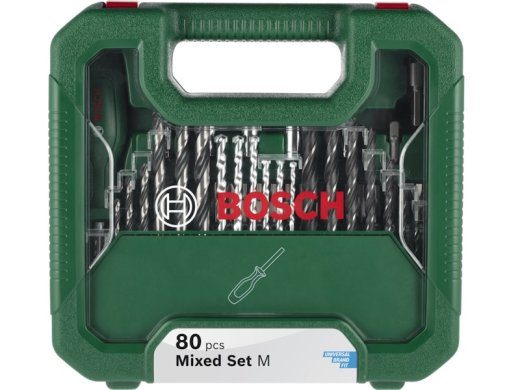 Bosch segakomplekt M puur ja otsikute komplekt 80 tükki