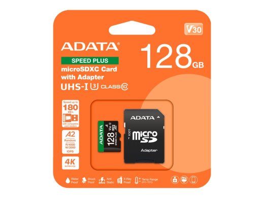 ADATA SPEED PLUS 256GB SDXC UHS-I mälukaart (180MB/s)