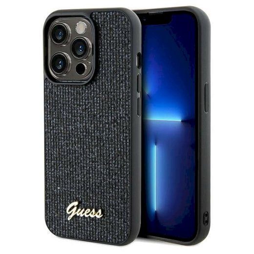 Guess GUHCP14XPMSDGSK Hardcase Disco Metal Script iPhone 14 Pro Max jaoks 6.7" / must