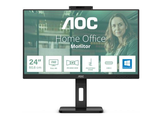 AOC Pro-line 24P3CW 24 IPS 1920 x 1080 (Full HD) HDMI DisplayPort USB-C 75Hz prijungimo ekranas